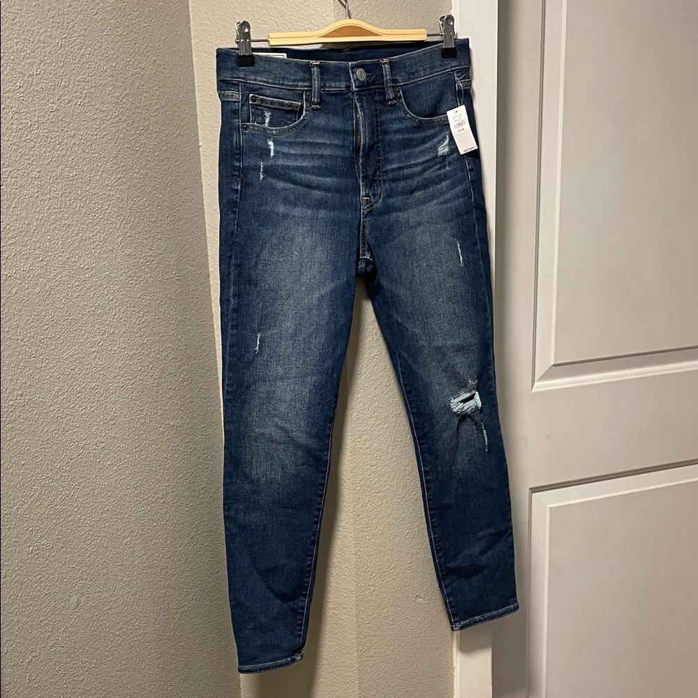 GAP Women's Ankle & Cropped Jeans - Dark Blue